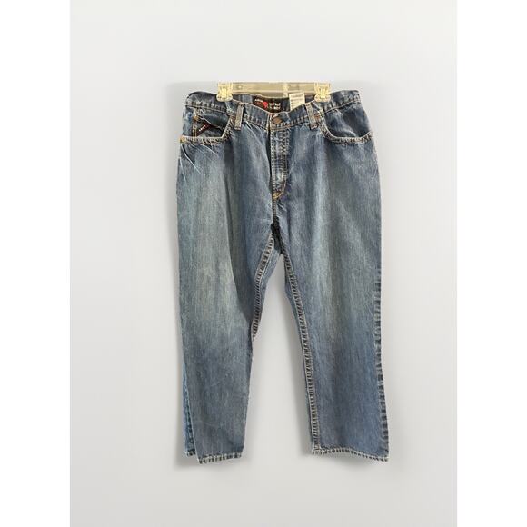 Ariat FR M4 jean 40x30 blue low rise boot cut relaxed Workhorse Cat 2 2112 - Picture 1 of 9